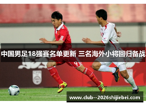 中国男足18强赛名单更新 三名海外小将回归备战